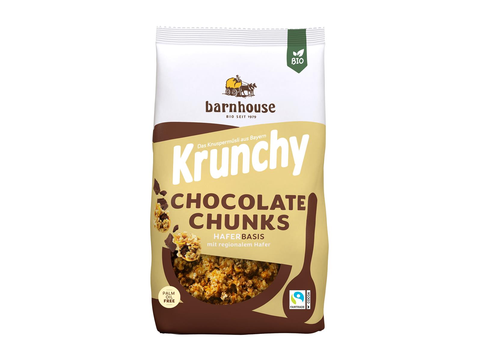 Barnhouse Krunchy & Friends Chocolate Chunks 500 g