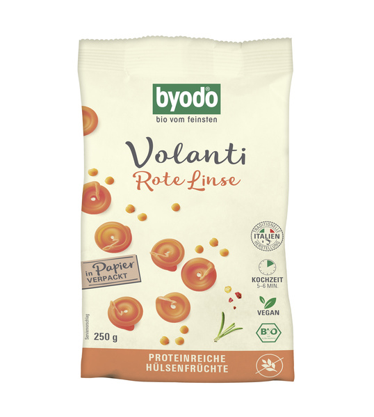 Byodo Rote Linsen Volanti 250 g