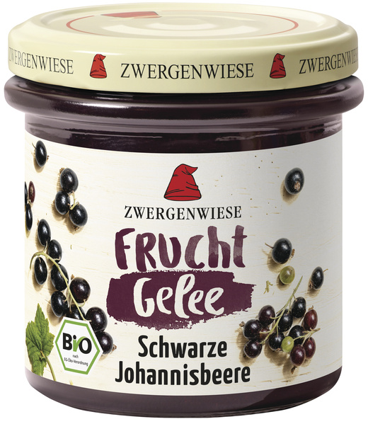 Zwergenwiese Frucht Gelee Schwarze Johannisbeere 160 g
