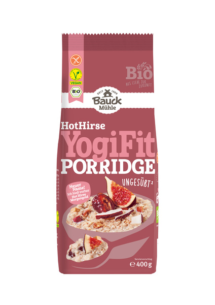 Bauck Mühle Hot Hirse Yogi Fit Porridge glf 400 g