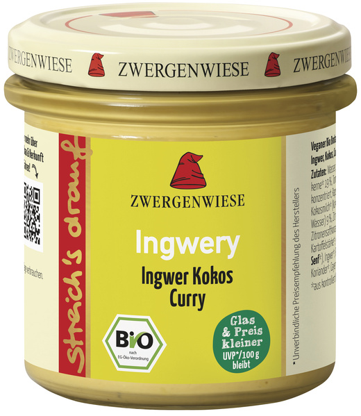 Zwergenwiese streichs drauf Ingwery 135 g
