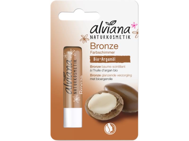 alviana Lippenpflegestift Bronze 4,5g