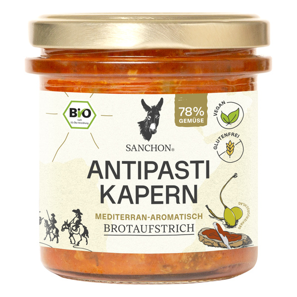 Sanchon Brotaufstrich Antipasti Kapern 150 g