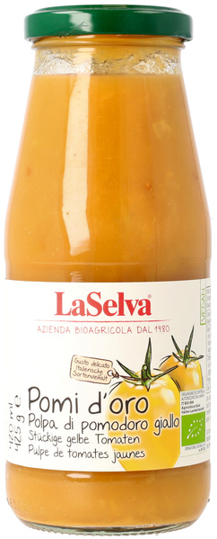 LaSelva Pomi doro - Stückige gelbe Tomaten 425 g