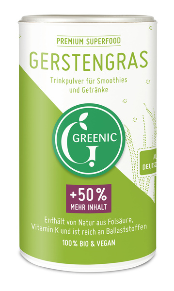 Greenic Gerstengras Superfood Trinkpulver 150 g