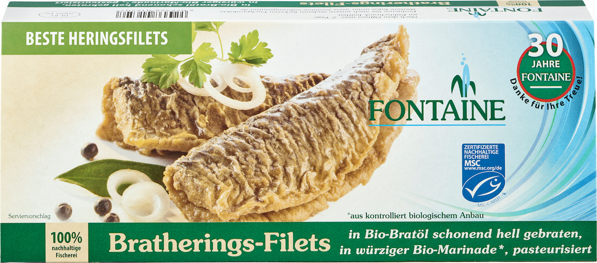 Fontaine Bratherings Filets in Bio-Marinade 325 g