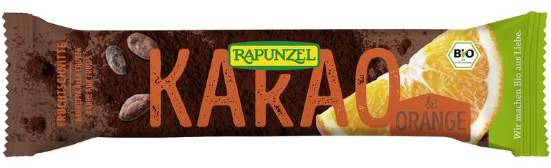 Rapunzel Fruchtschnitte Kakao-Orange 40 g