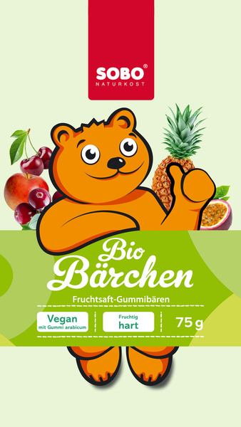 Sobo Bio-Bärchen mit Gummi arabicum 75 g