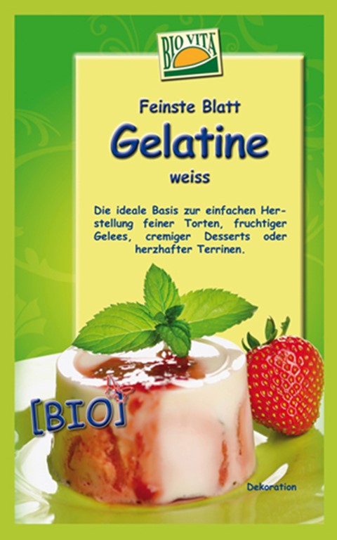 Biovita Blatt Gelatine weiss 10 g