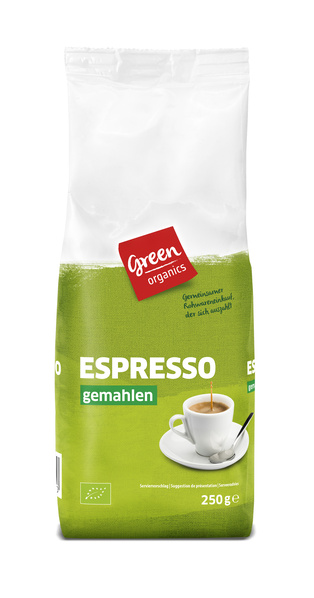 greenorganics Espresso gemahlen 250 g