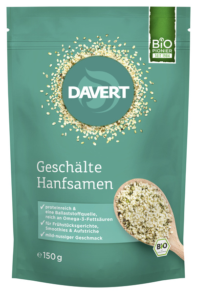 Davert Hanfsamen geschält 150 g