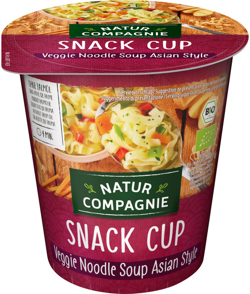 Natur Compagnie Snack Cup Veggie Noodle Soup Asian Style 55 g