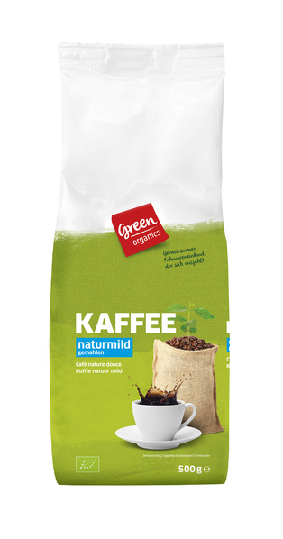 greenorganics Kaffee naturmild gemahlen 500 g