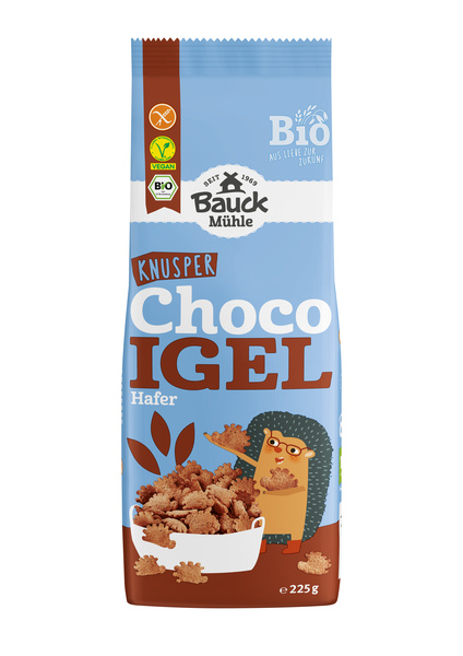 Bauck Mühle Choco Igel Hafer glutenfrei 225 g