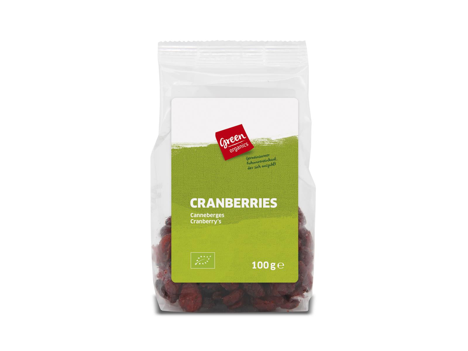 greenorganics Cranberries 100 g