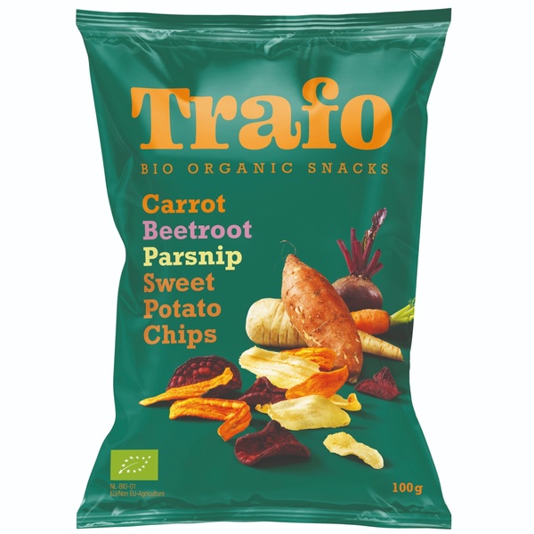 Trafo Handcooked Chips Vegetable + Sweet Potato 100 g