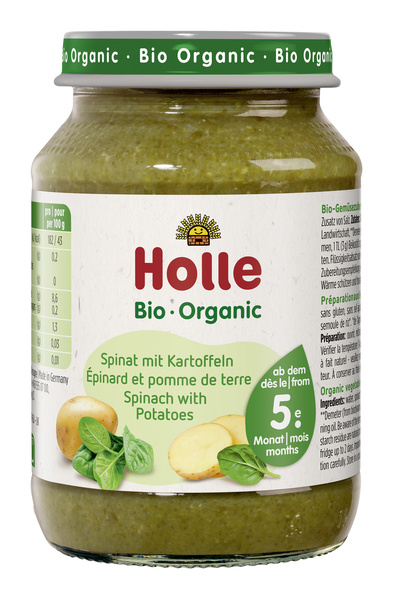 Holle Spinat mit Kartoffeln 190 g