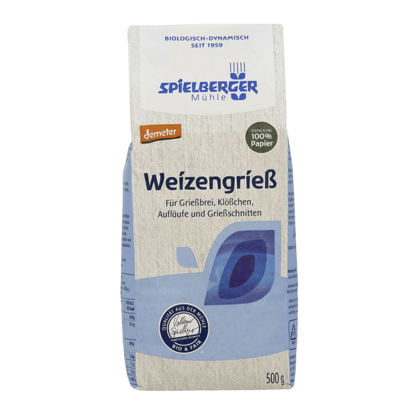 Spielberger Mühle Weizengrieß 500 g