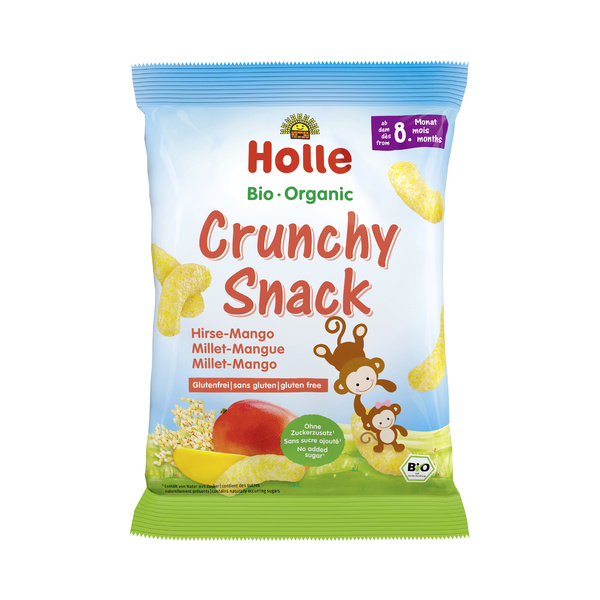Holle Crunchy Snack Hirse-Mango 25 g