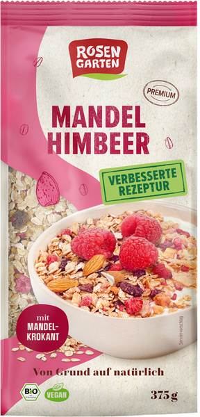 Rosengarten Mandel-Himbeer Müsli 375 g
