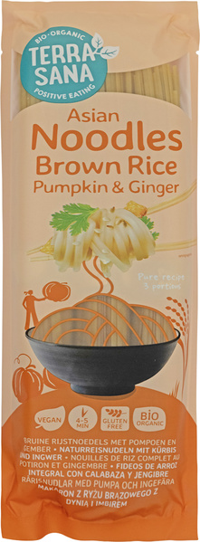 TerraSana Naturreisnudeln Kürbis Ingwer 250 g