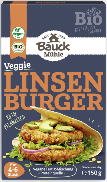 Bauck Mühle Linsen Burger 150 g