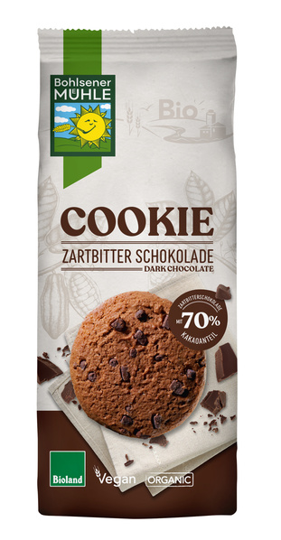 Bohlsener Mühle Cookie mit Zartbitterschokolade 175 g