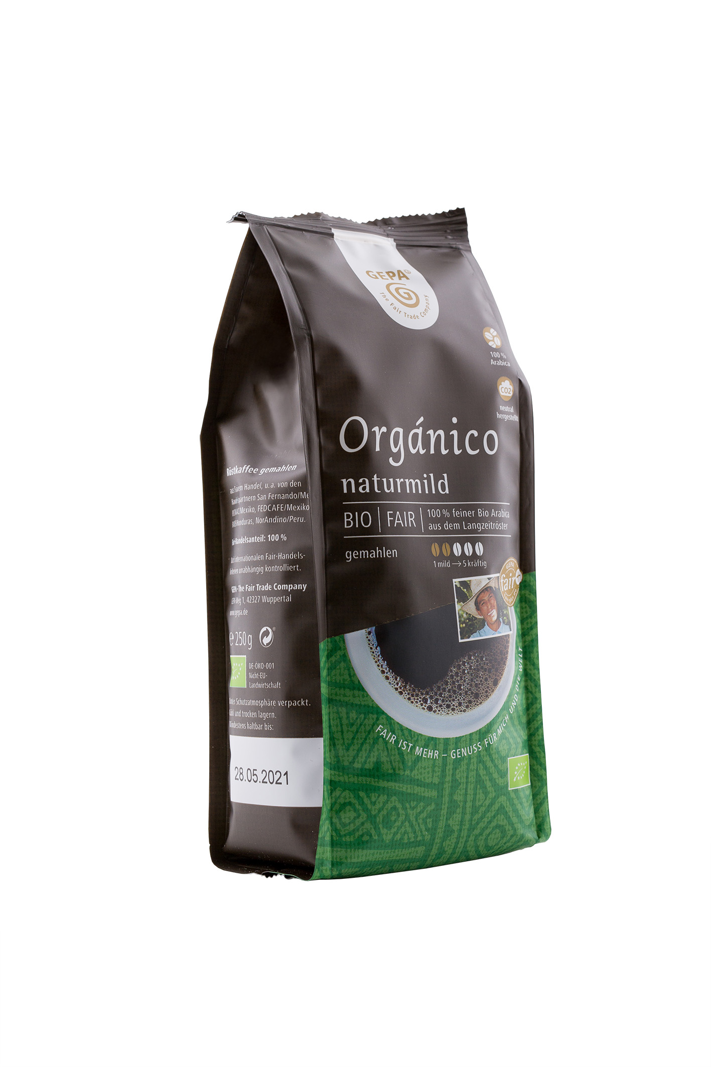 Gepa Cafe Organico gemahlen 250 g