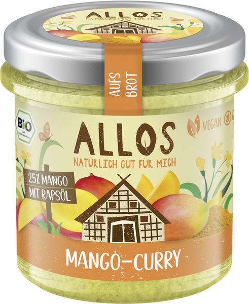 Allos Auf's Brot Mango Curry 140 g