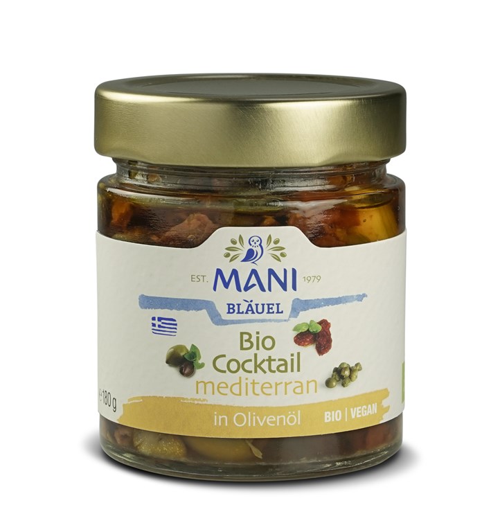 Mani Bläuel Cocktail mediterran in Olivenöl 180 g