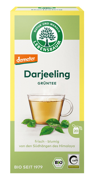 LEBENSBAUM Darjeeling Grüntee 20 Btl. 30 g
