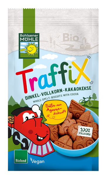 Bohlsener Mühle Traffix Dinkel-Vollkorn-Kakaokekse 125 g