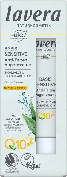 lavera basis sensitiv Anti-Falten Augencreme Q10 15 ml