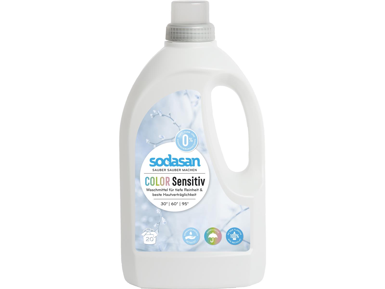 Sodasan Color Flüssigwaschmittel Sensitiv 1,5l
