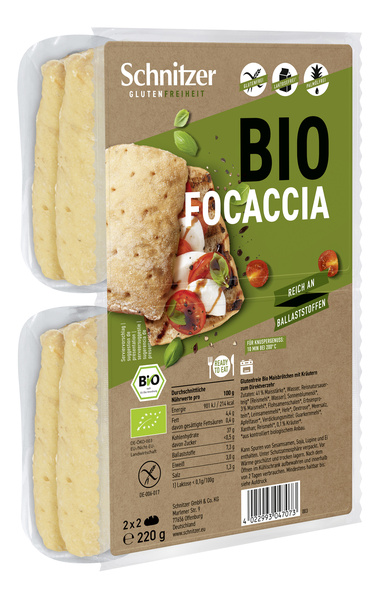Schnitzer GLUTENFREIHEIT Focaccia glf 220 g