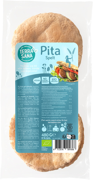 TerraSana Pita Dinkel 480 g