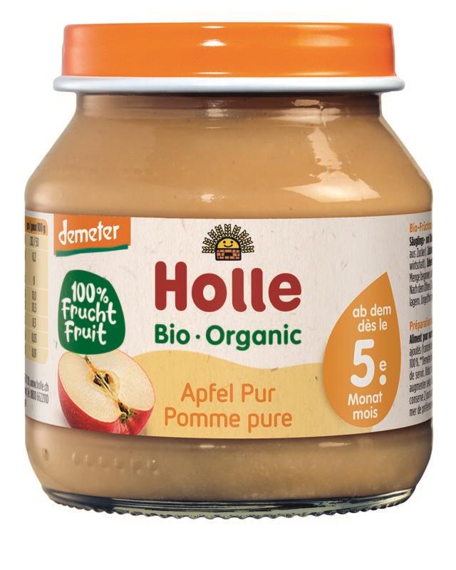 Holle baby food Apfel pur 125g