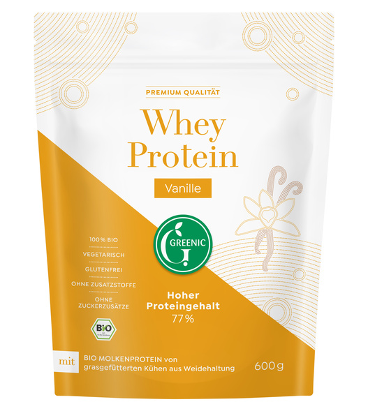 Greenic Whey Protein Mischung Vanille 600 g
